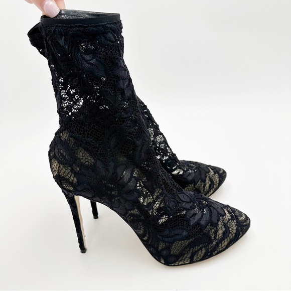 Dolce & Gabbana Lace Ankle Stretch Booties - Picture 5 of 15